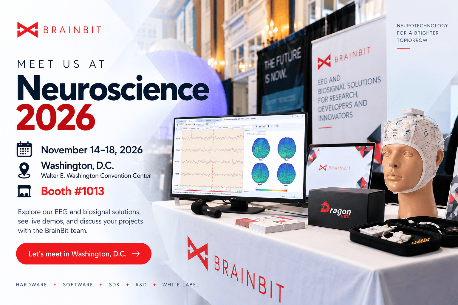 Meet BrainBit at Neuroscience 2026 in Washington, D.C.